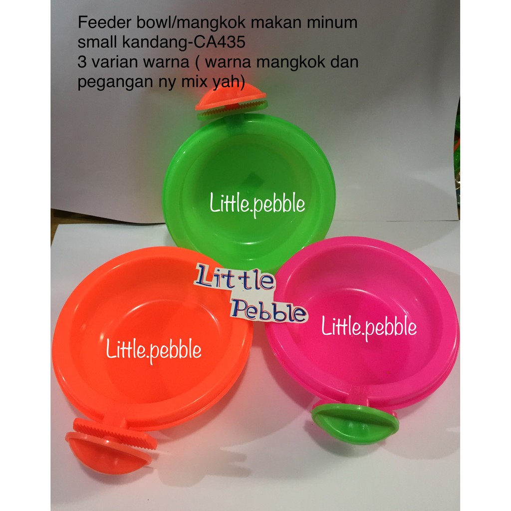 FEEDER BOWL Mangkok Makan Minum Anjing Kucing Kecil kandang-CA435