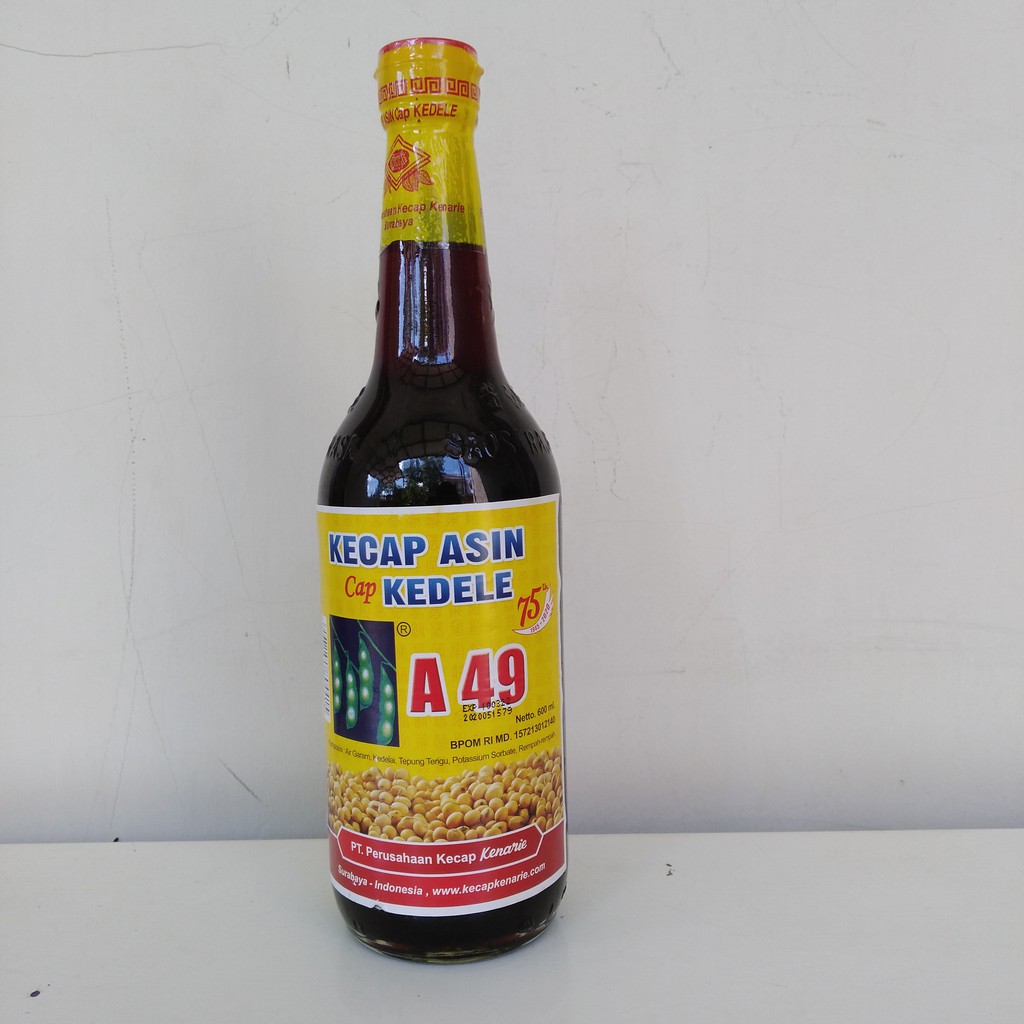 

Kecap Asin Cap Kedele A49 Botol Kaca 600 ml