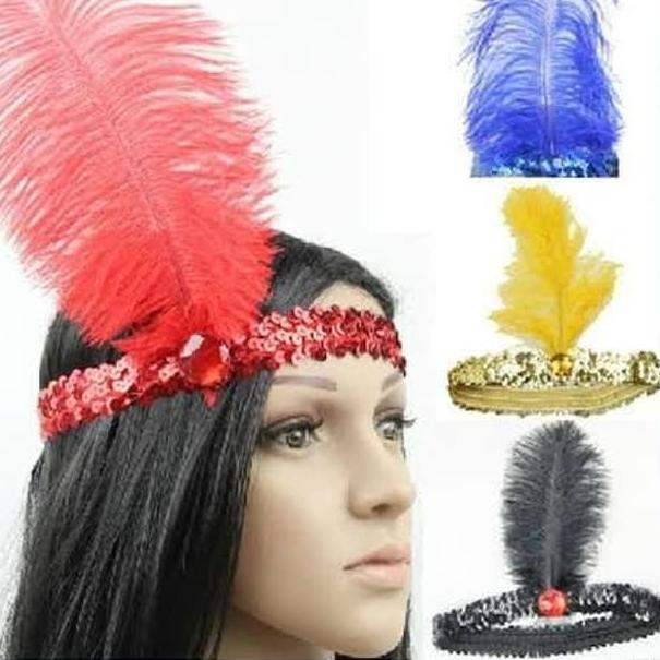 ☛ Ikatan Bulu Di Kepala Hiasan Kepala Bulu Ayam ♞