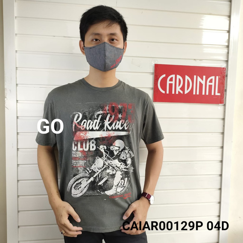 BB CARDINAL JEANS CE KAOS T-Shirt COWOK REGULER Kaos