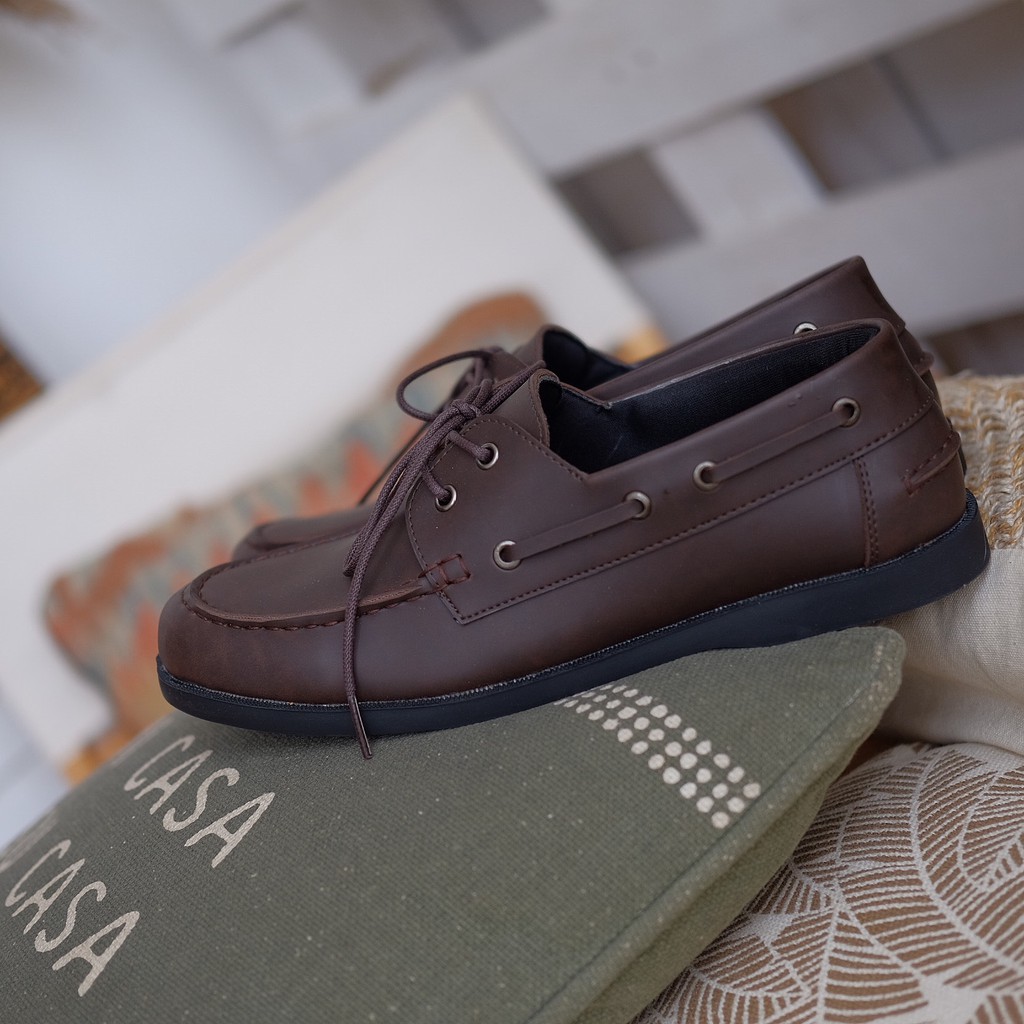 Mario Dark Brown | Sepatu Vintage Formal Klasik Pria Cowok Original Footwear New Ori | FORIND x Besic