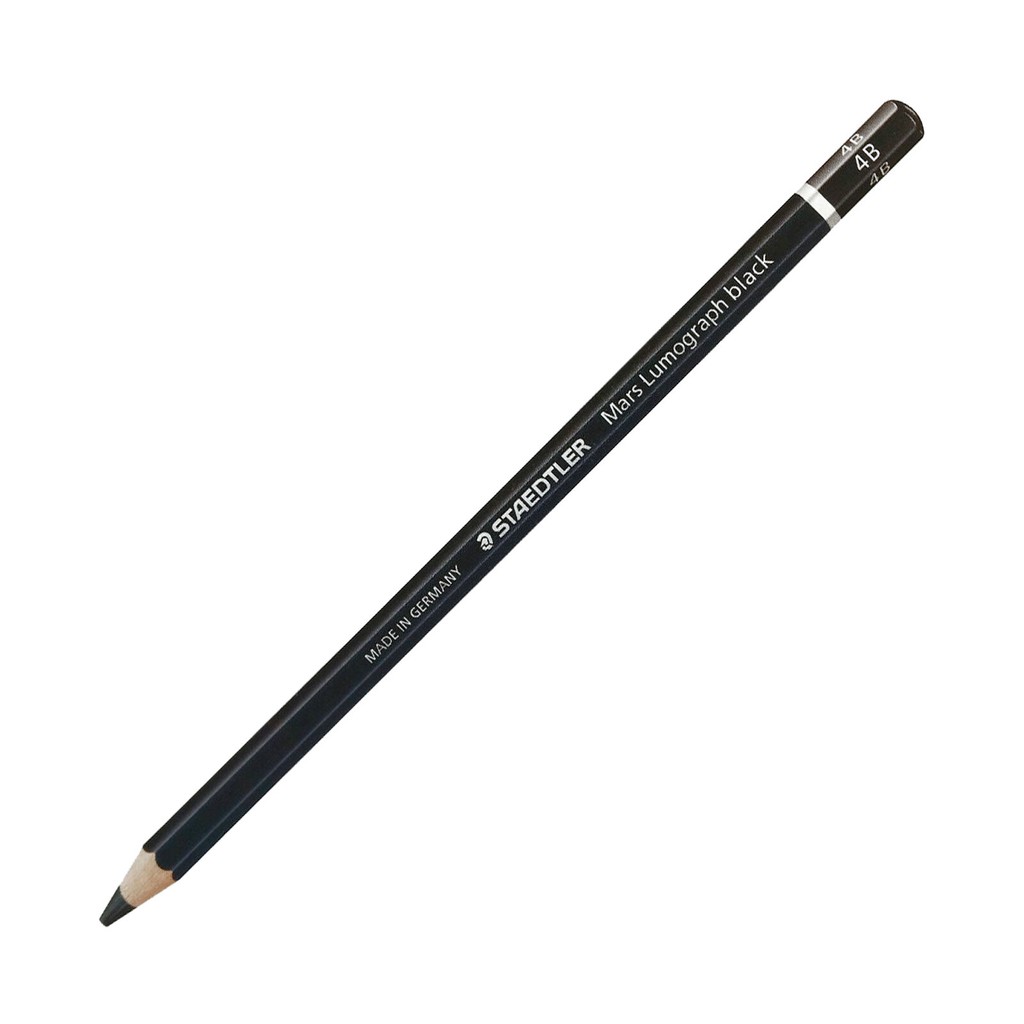 Staedtler Pencil Mars Lumograph 100 4B Black / Pensil 4B