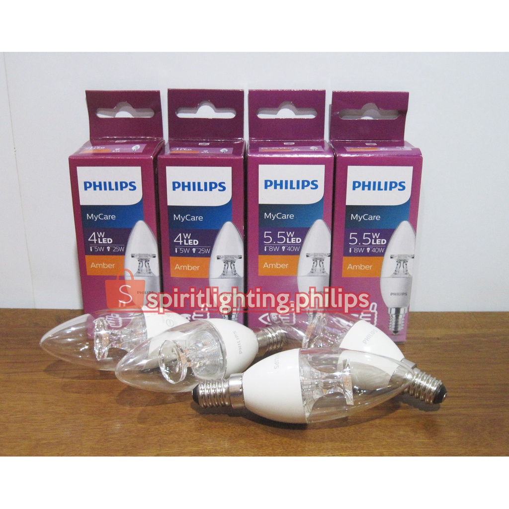 PHILIPS Lampu Candle LED 4 Watt / 5 Watt E14