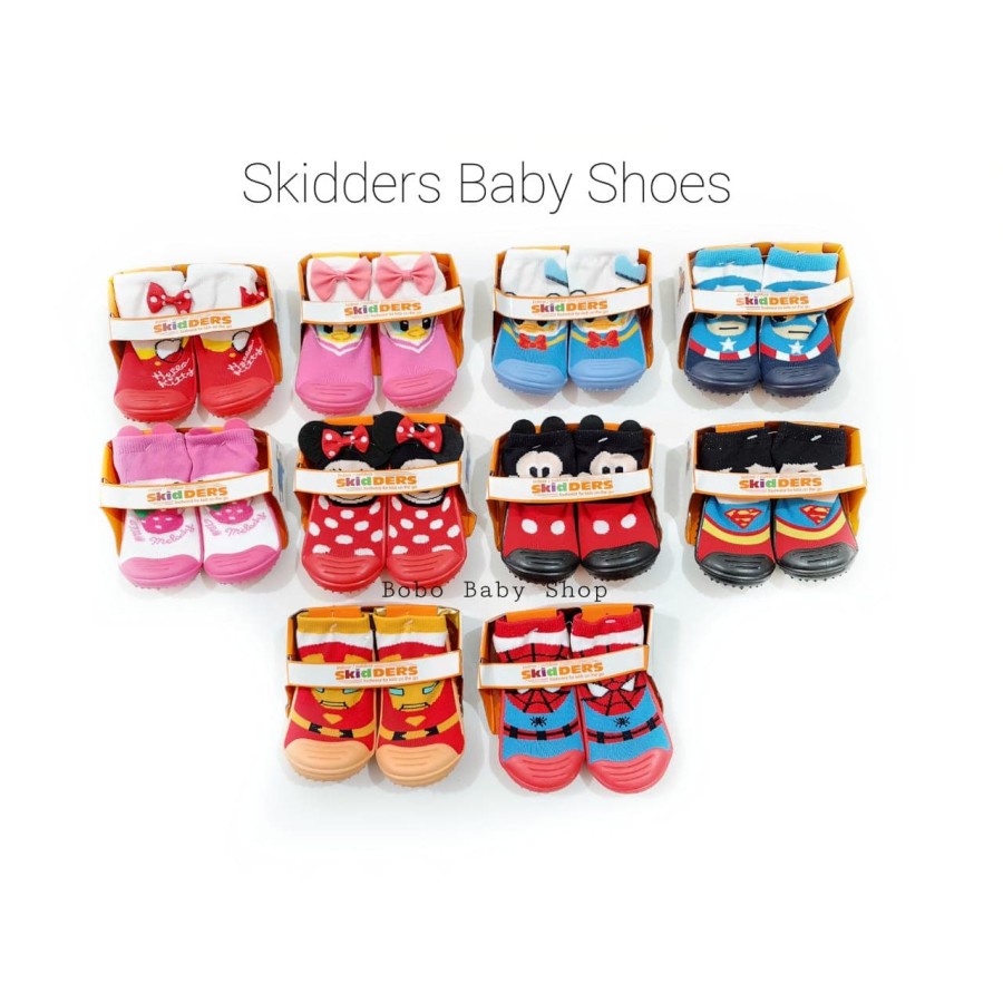 SKIDDERS / SEPATU BAYI ANTI SLIP / SKIDDER ANAK / SKIDDER Baby Shoes