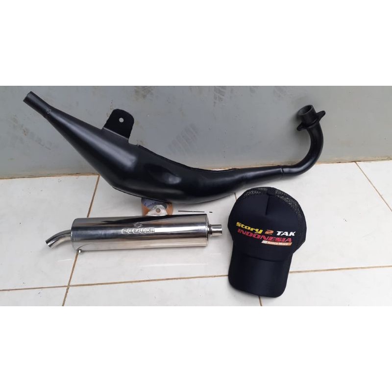 KNALPOT STANDAR RACING MODEL ORIGINAL SUZUKI RGR