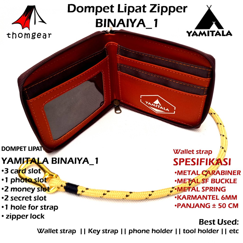 Thomgear Yamitala Dompet Lipat Binaiya 1 Original Yamitala