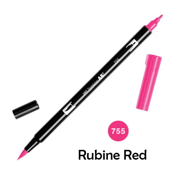 

ABT Tombow Dual Brush Pen - 755 Rubine Red