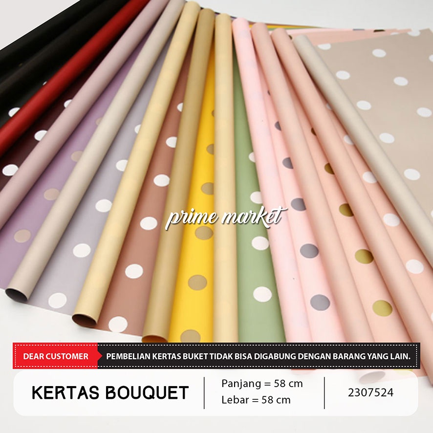 

Kertas Buket Bunga / Kertas Cellophane / Kertas Bunga Buket / Flower Wrapping Lucky Is To Have You (2307524)
