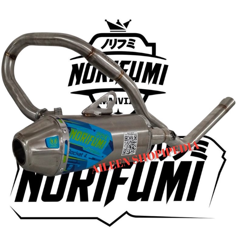 Knalpot Norifumi Rocket 4 KLX 230 R standar full System