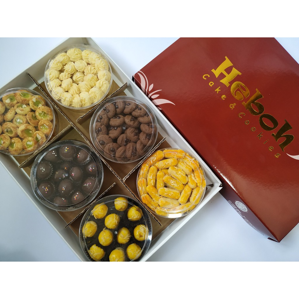 

Paket 14 Kue Kering Lebaran Premium Isi 6 Toples By Heboh Cookies