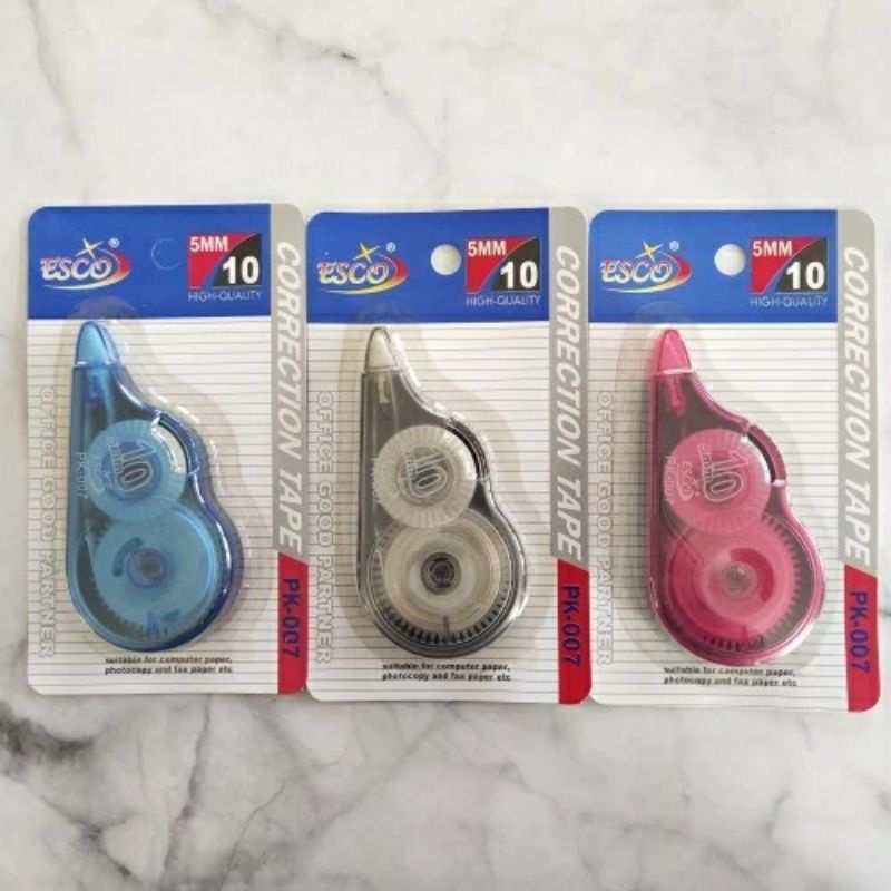 

Correction Tape/ Pita Koreksi/ Tip Ex - Esco