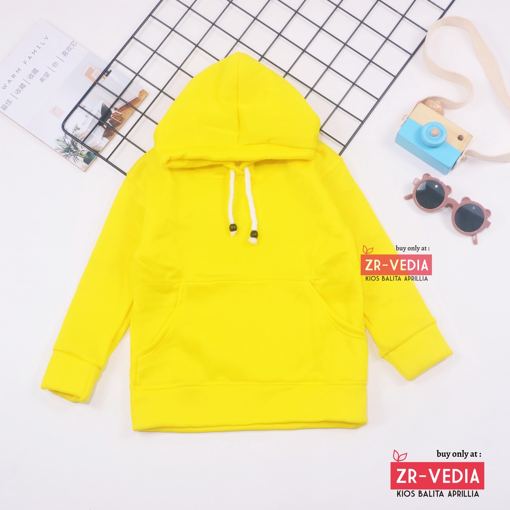 Hoodie Anak Polos uk 4-6 Tahun / Universal IMPORT Baju Hangat Anak Laki Perempuan Sweater Panjang