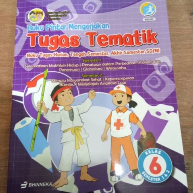 Latihan Ulangan Tematik Tugas Tematik SD Kelas 6 VI Kurikulum 2013 Edisi Revisi 2017 Buku LKS Siswa
