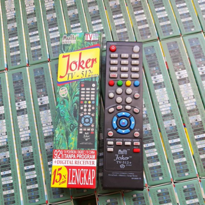 REMOT TV MULTI JOKER REMOTE MULTI TV JOKER TV-512