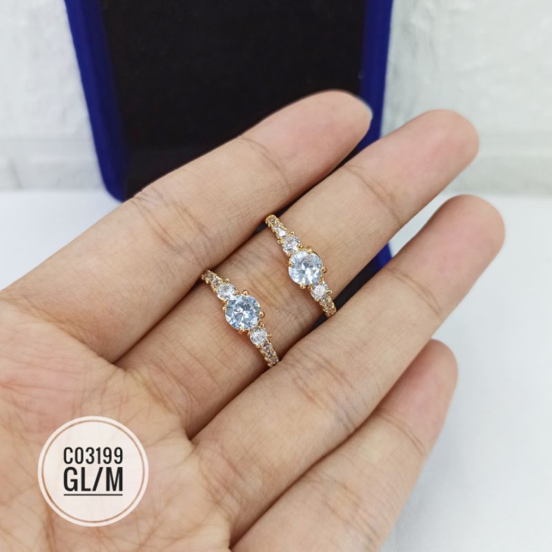Cincin Fashion Zircon Simple Mewah C03199