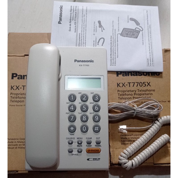 PESAWAT TELEPON PANASONIC NEW CALLER ID BUAT INDIHOME DAN PABX PANASONIC
