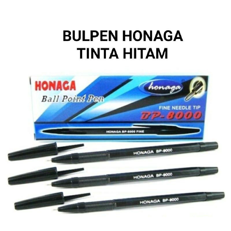 

Pulpen/Pena Hitam Isi 12 Murah
