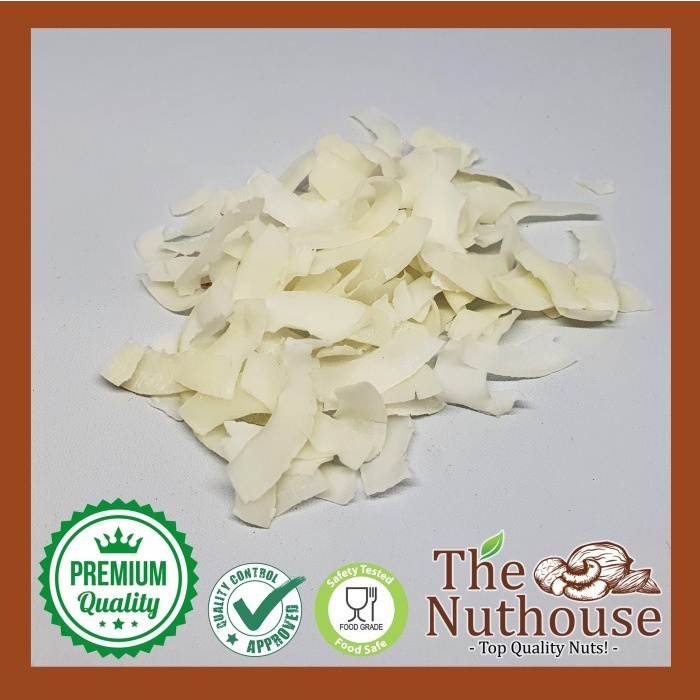 250gr Dried Coconut Flakes / Kelapa Parut Kering [Organic Unsweetened]