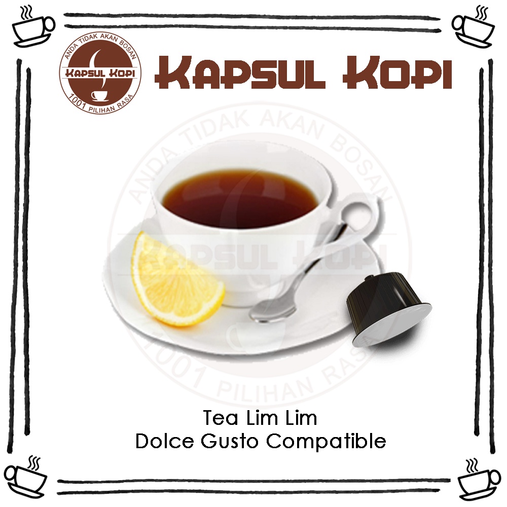

Ecer Tea Lim Lim Kapsul Kopi Import Dolce Gusto Compatible Coffee