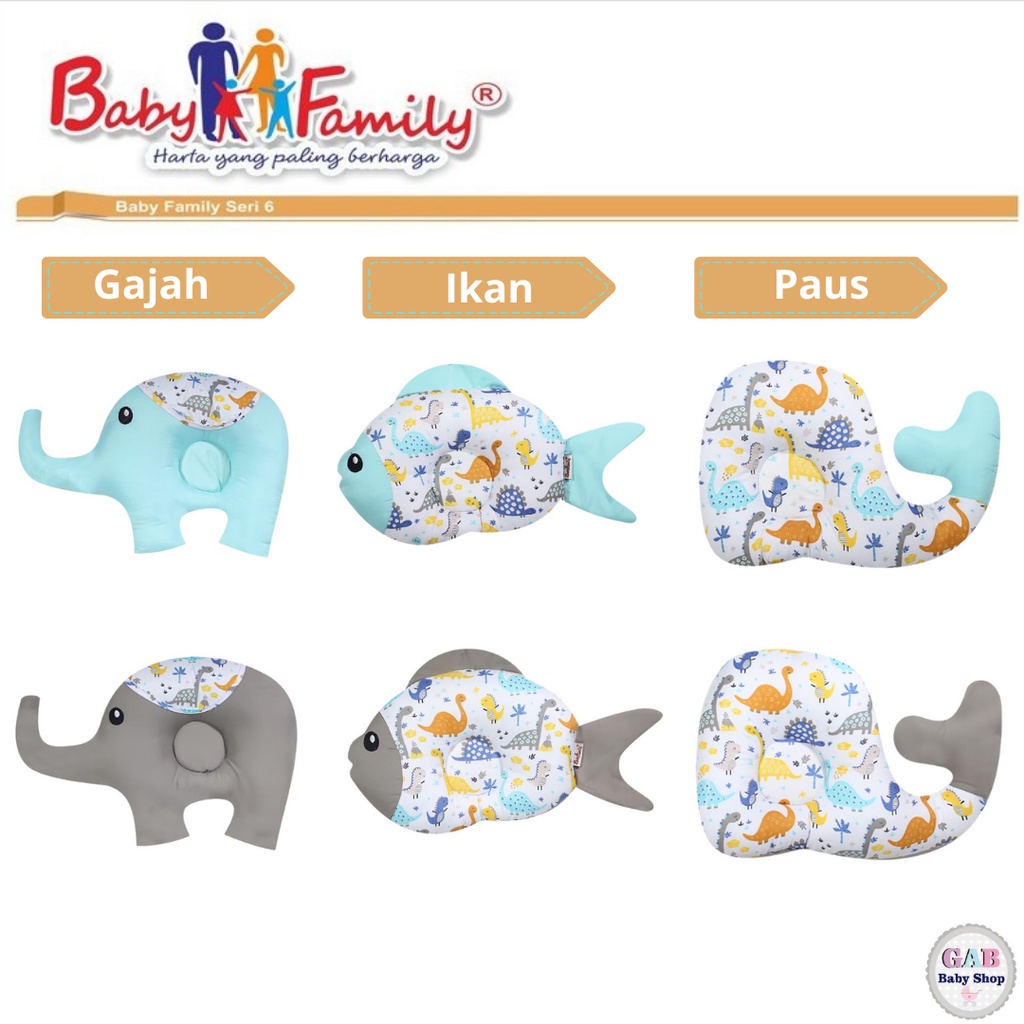 Baby Family Baby Scots Bantal Peyang Karakter
