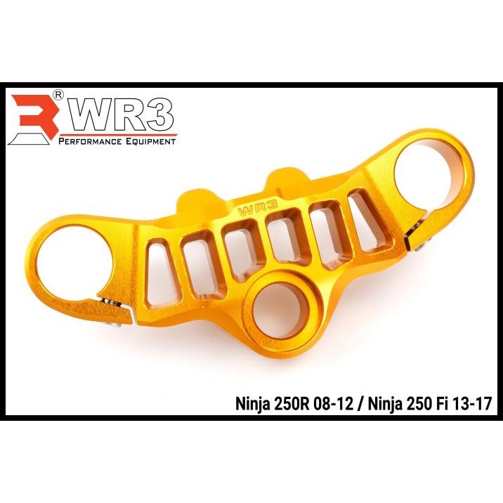 Segitiga Stang / Triple Clamp Wr3 Kawasaki Ninja 250 Fi / Ninja 250R