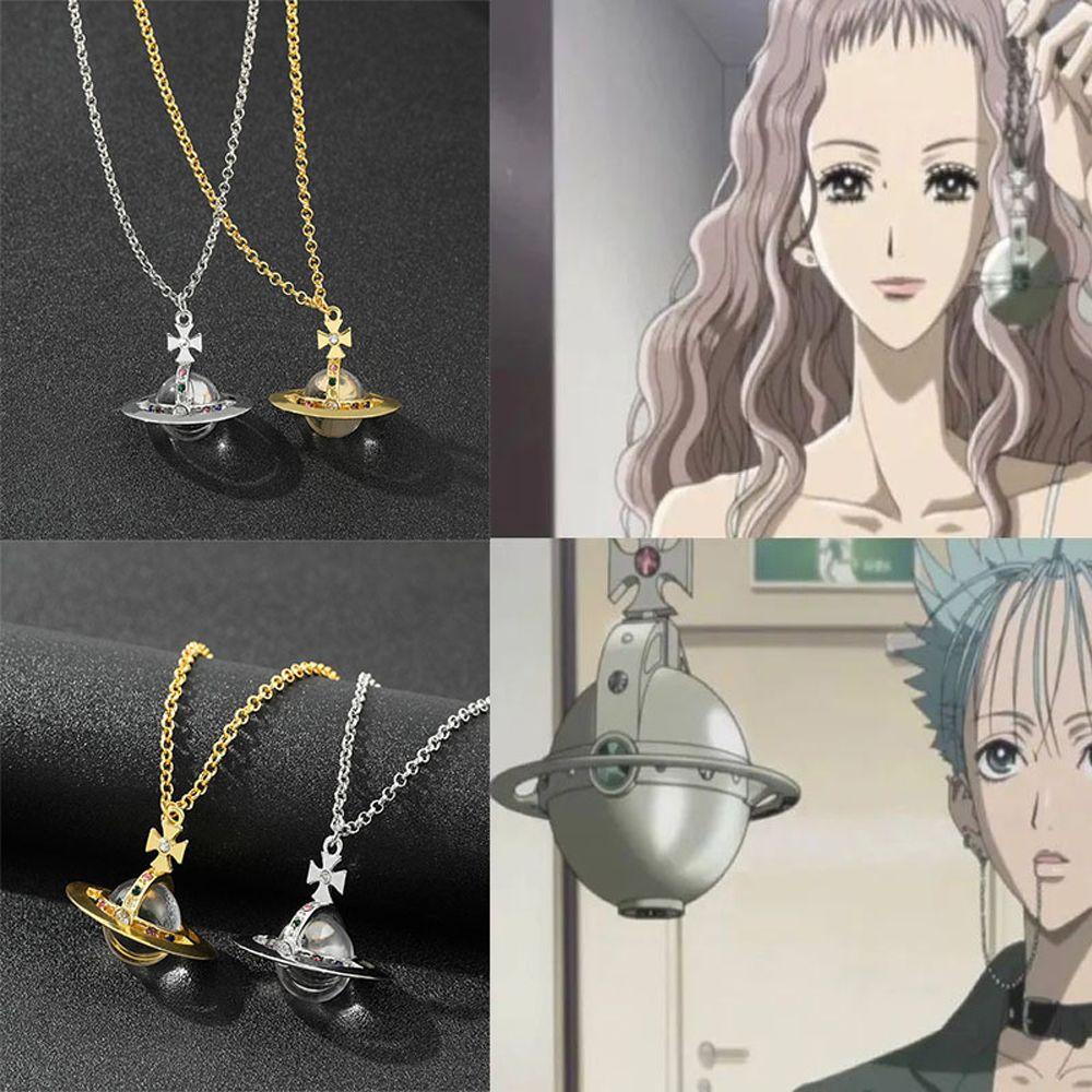 Mxbeauty Kalung Liontin Anime Honjo Ren NANA Saturnus Gaya Punk Korea Untuk Pria
