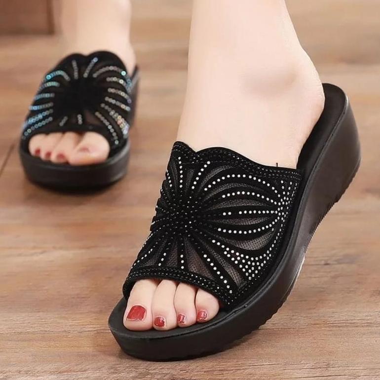 Sandal Wanita Wedges/Sandal Wedges Wanita/Sendal Wanita Wedges/Sendal Wedges Wanita/Sandal Wedges Im