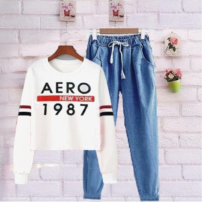 grosir fashion jakarta- baju setelan wanita AIRO 1987 - konveksi tanah