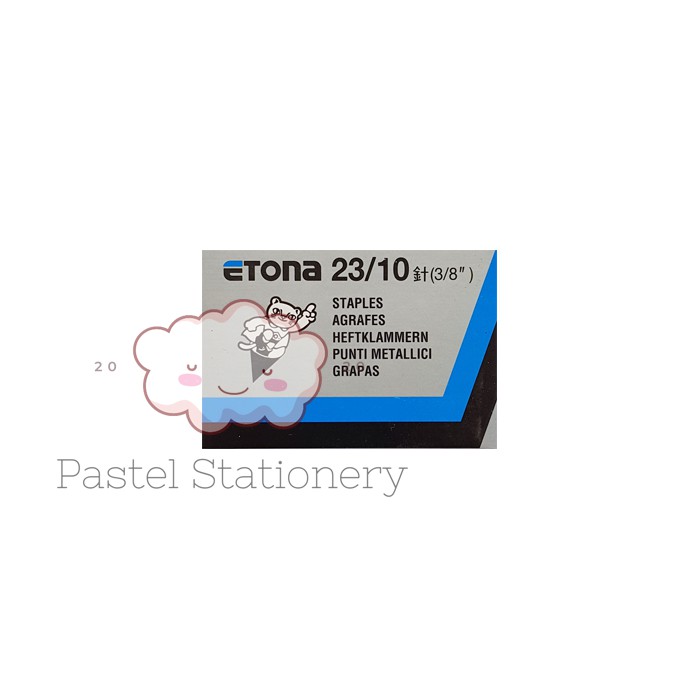 

Refill Staples Etona 23/10 - Isi Hekter Stapler Stepler Jepretan