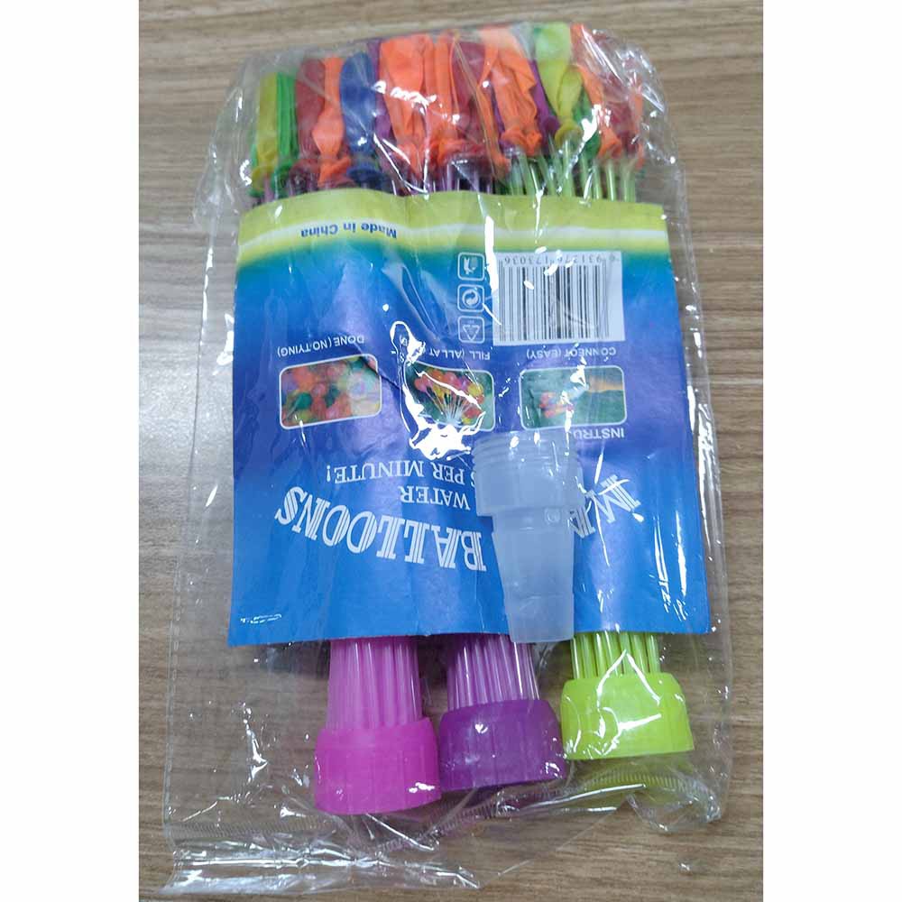 Balon Air Tiup Anti Bocor OMTHBUMC Magic Waters Ballons - 111PCS - Multi-Color