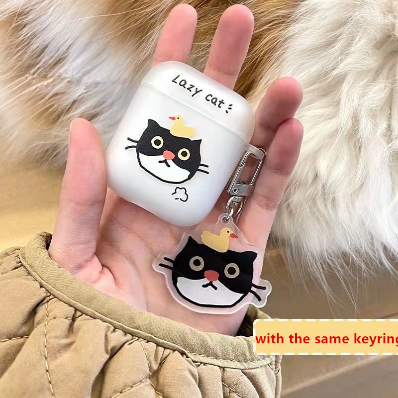 Casing Kucing Kompatibel Untuk Airpods1 2 Pro 3kotak Cas Headphone