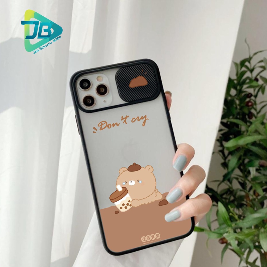 SOFTCASE SLIDE KAMERA MILK OPPO VIVO SAMSUNG XIAOMI REALME IPHONE ALL TYPE JB4964