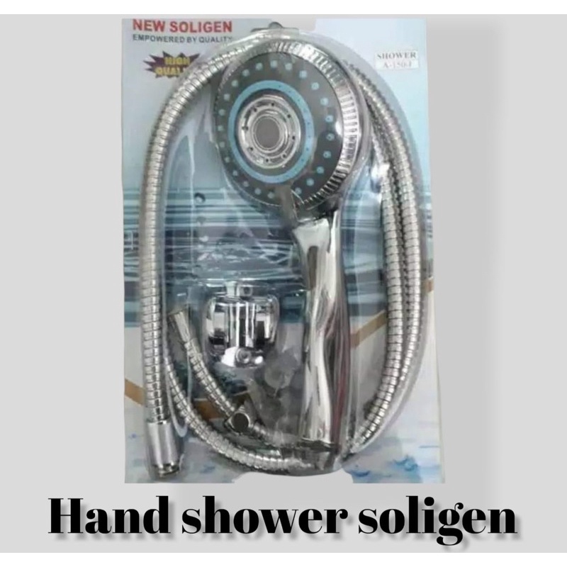 Hand shower mandi stainless bulat besar 150