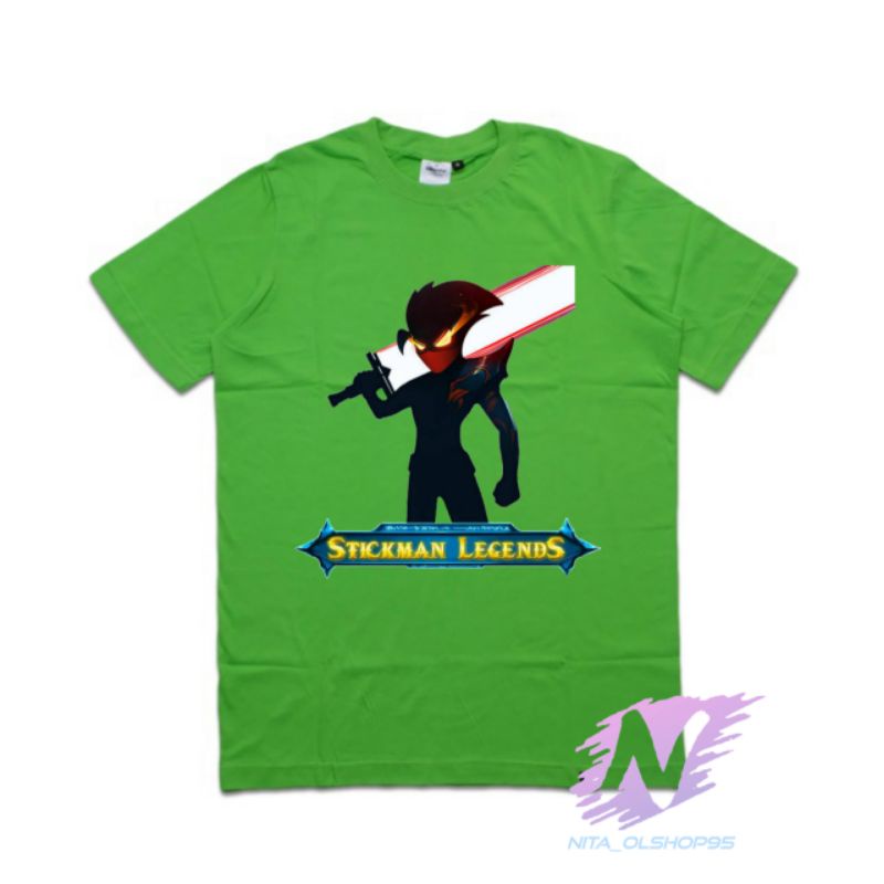 stickman lengend kaos anak kartun baju stickman mobile