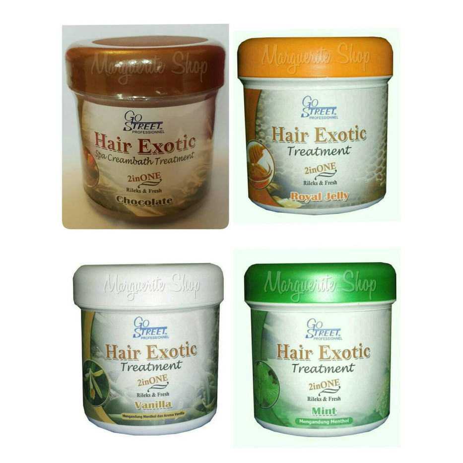 GROSIR GO  STREET  HAIR EXOTIC SPA 500GR ROYAL JELLY 