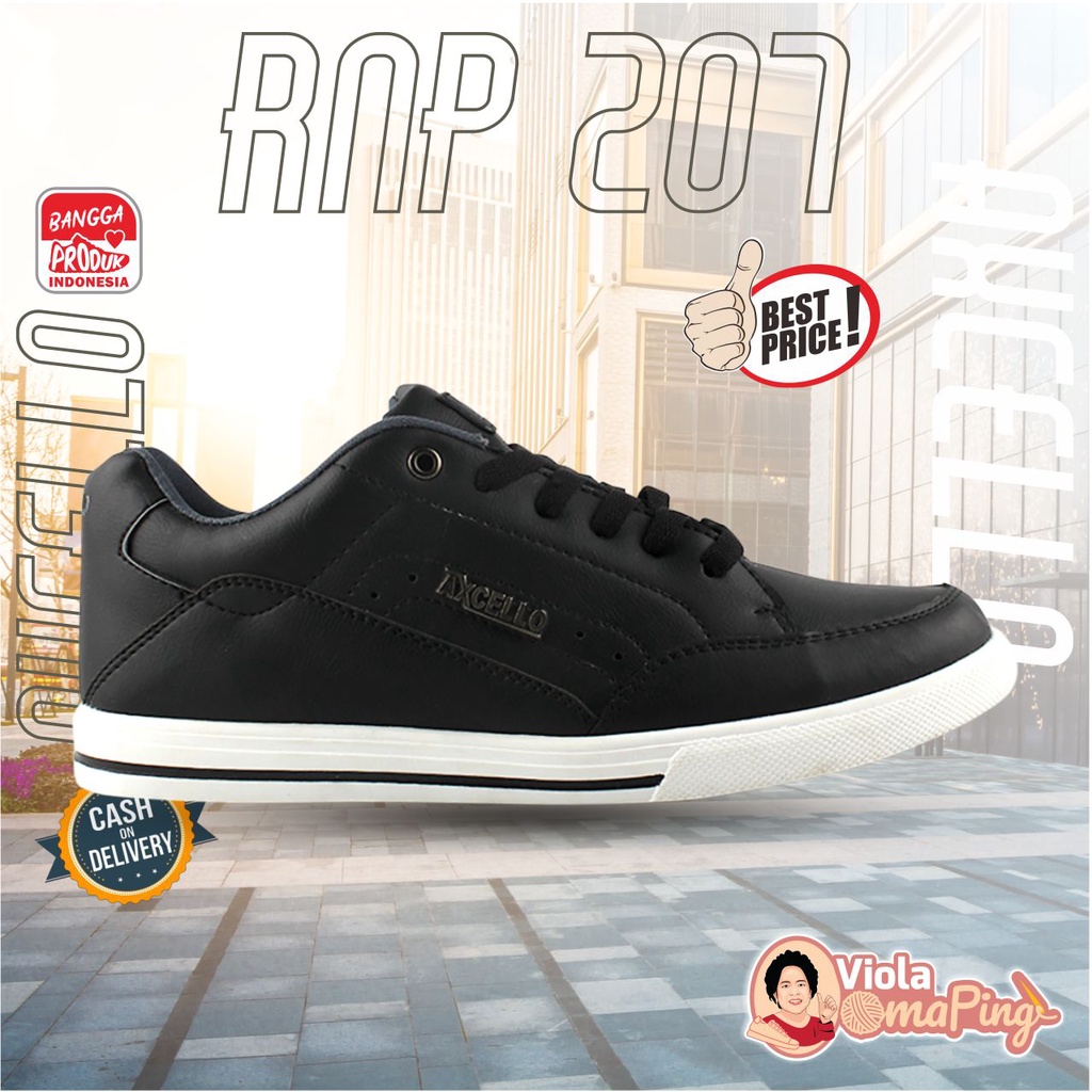 Axcello RNP 207 - Sepatu Sneakers Casual Sport Sekolah Pria Wanita Axcello Original