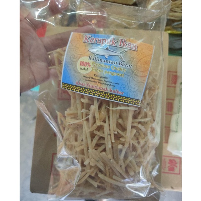 

KERUPUK IKAN ASLI PONTIANAK KALIMANTAN BARAT ENAK GURIH