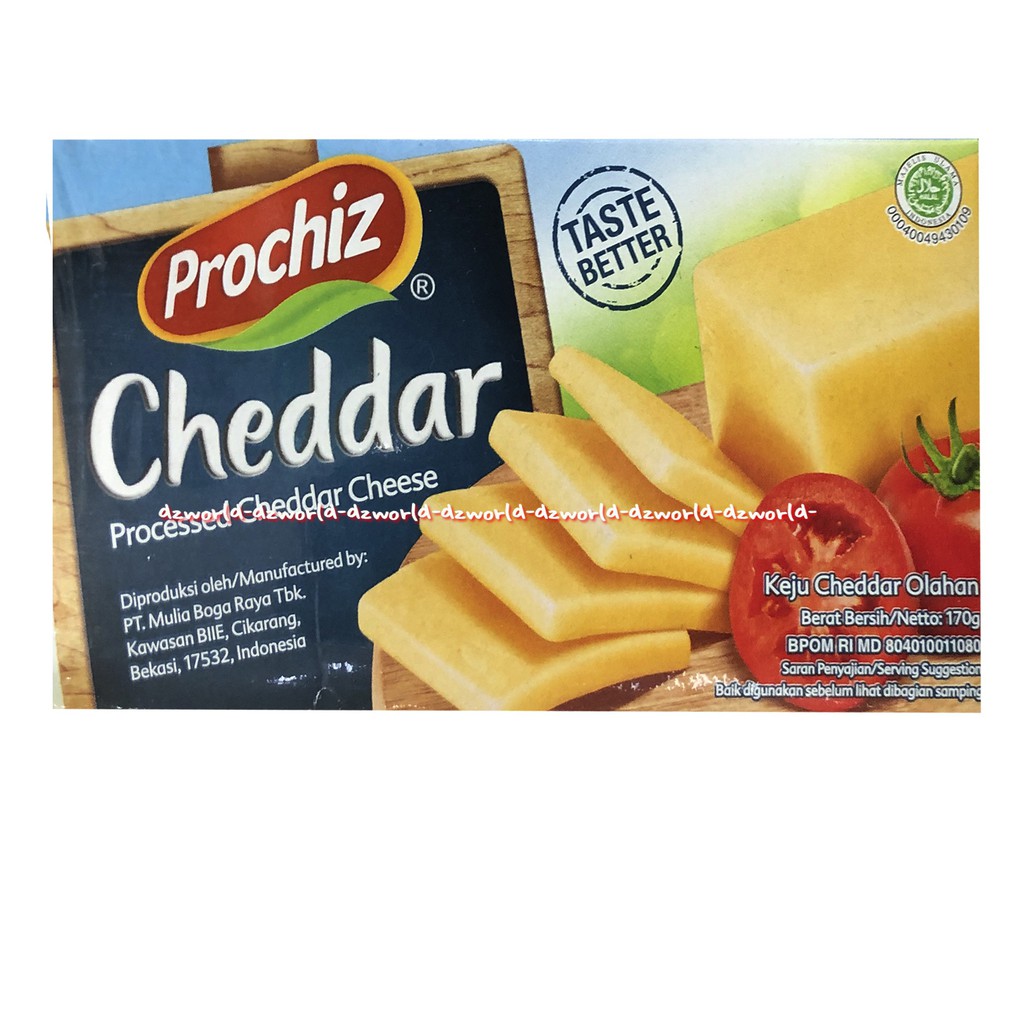 Prochiz Cheddar Cheese 170gr Keju Cheddar Olahan Cheese Procheese