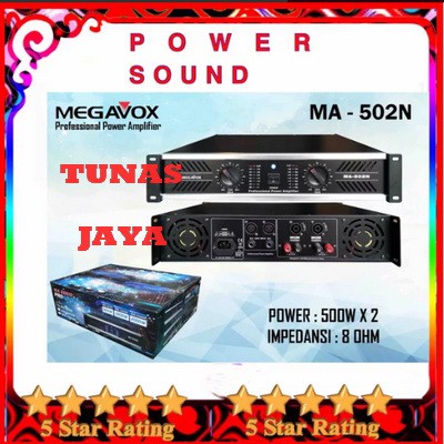 PALING MURAH!!!!! POWER MEGAVOX MA-502  BARU GARANSI 1 TAHUN