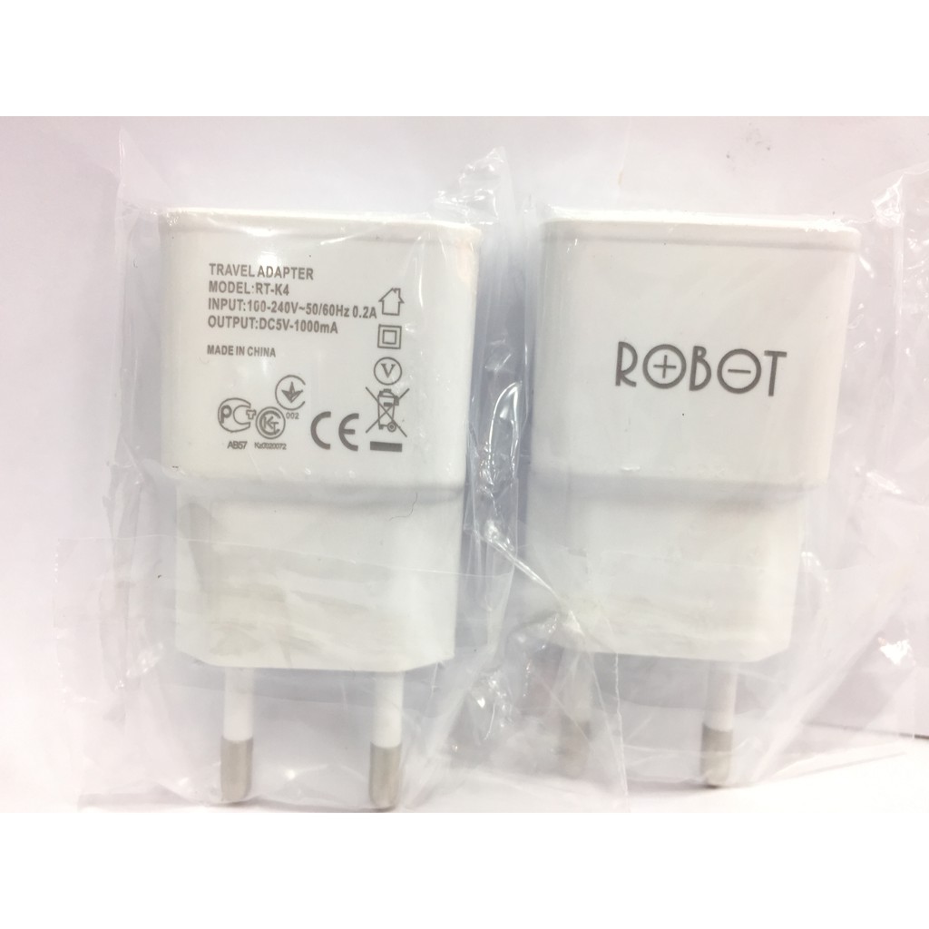 1PCS~Kepala Charger Batok Charger ROBOT RT-K4/RT-K6/RT-K8 Original ADAPTOR Casan Robot per pcs