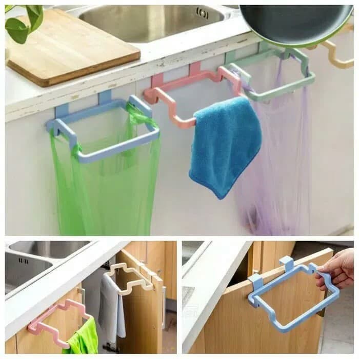 Rak Gantungan plastik Sampah rak Lap rak Serbaguna