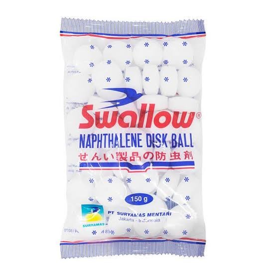 SWALLOW NAPHTHALENE DISK BALL 150GR S-112