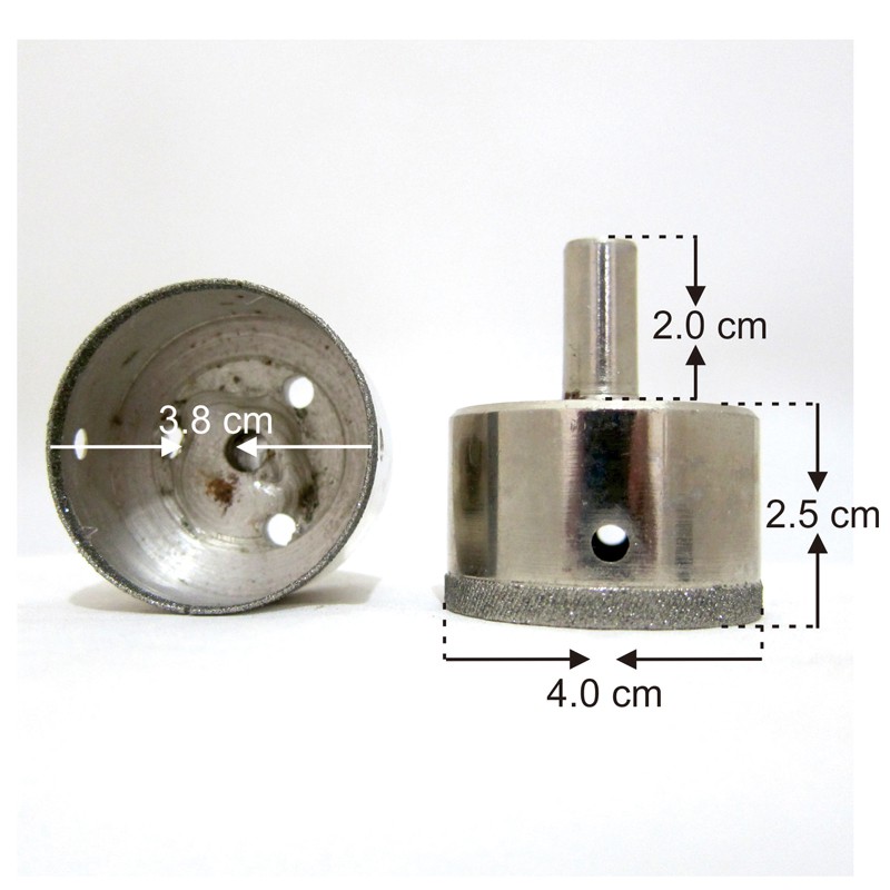 Round Drilling - Mata Bor Kaca Keramik Granit Batu dan Marmer