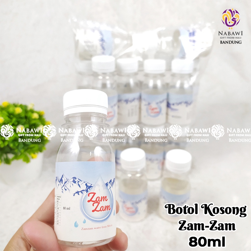 Botol Zam Zam 20 Pcs/ Botol Plastik Air Zam Zam / Botol Air Zam Zam Bandung