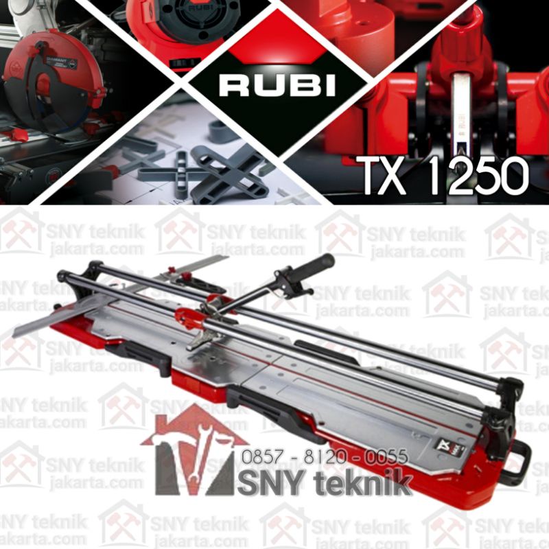 RUBI TX 1250 MAX - Alat Potong Keramik Granit - Manual Tile Cutter