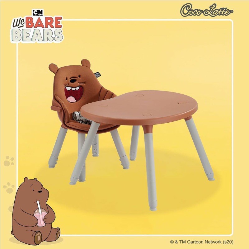 Cocolatte High Chair 3in1 Multiuse Bare Bear Edition