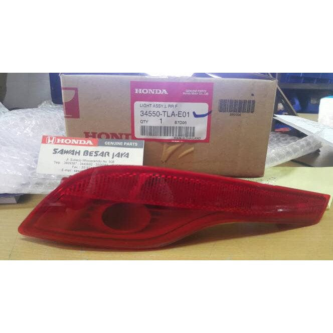 reflektor / mata kucing bumper belakang crv turbo