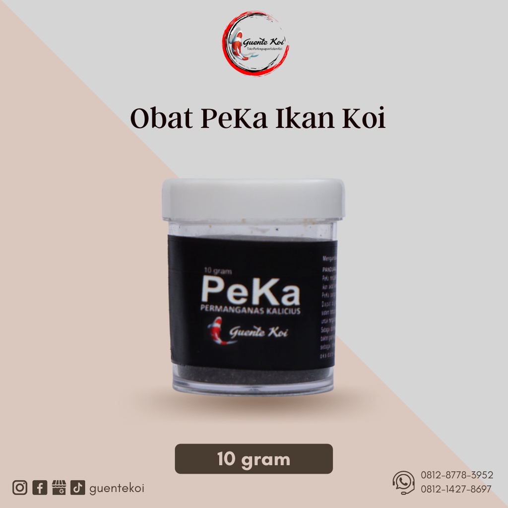 Jual Obat Peka Pk Ikan Koi Gram Shopee Indonesia