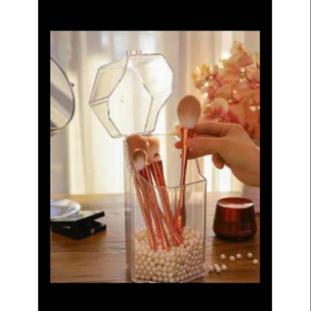 

Acrylic tempat brush hexagon