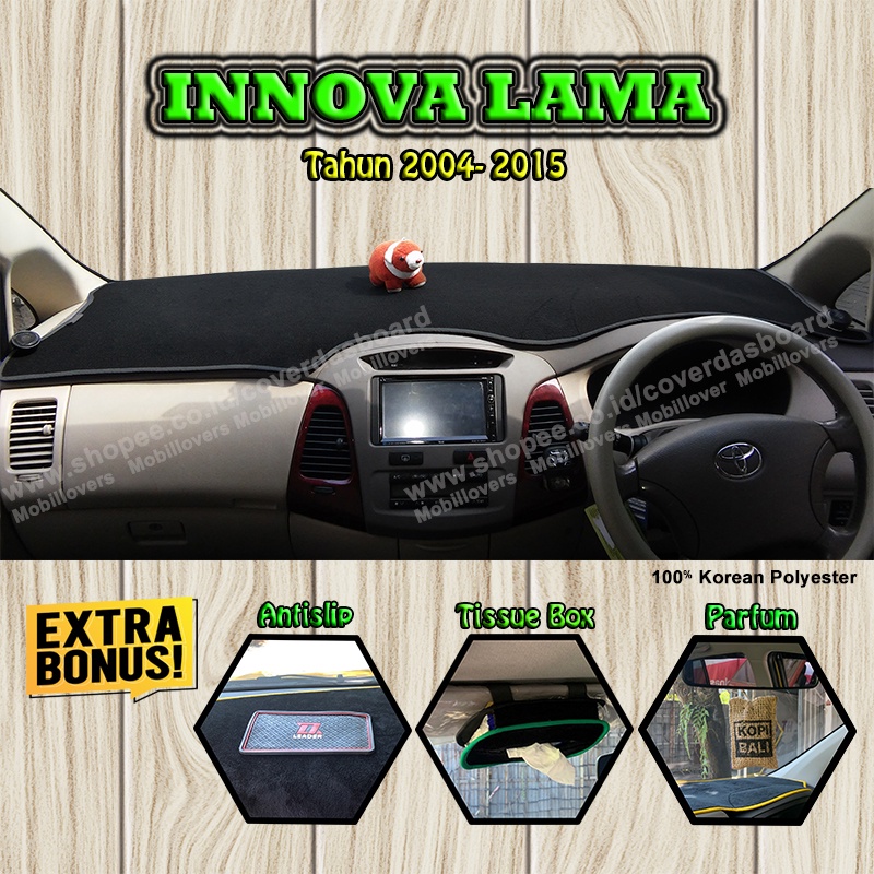 Jual Cover Dashboard Innova Alas Dasbor Mobil Innova Hiasan Dashboard